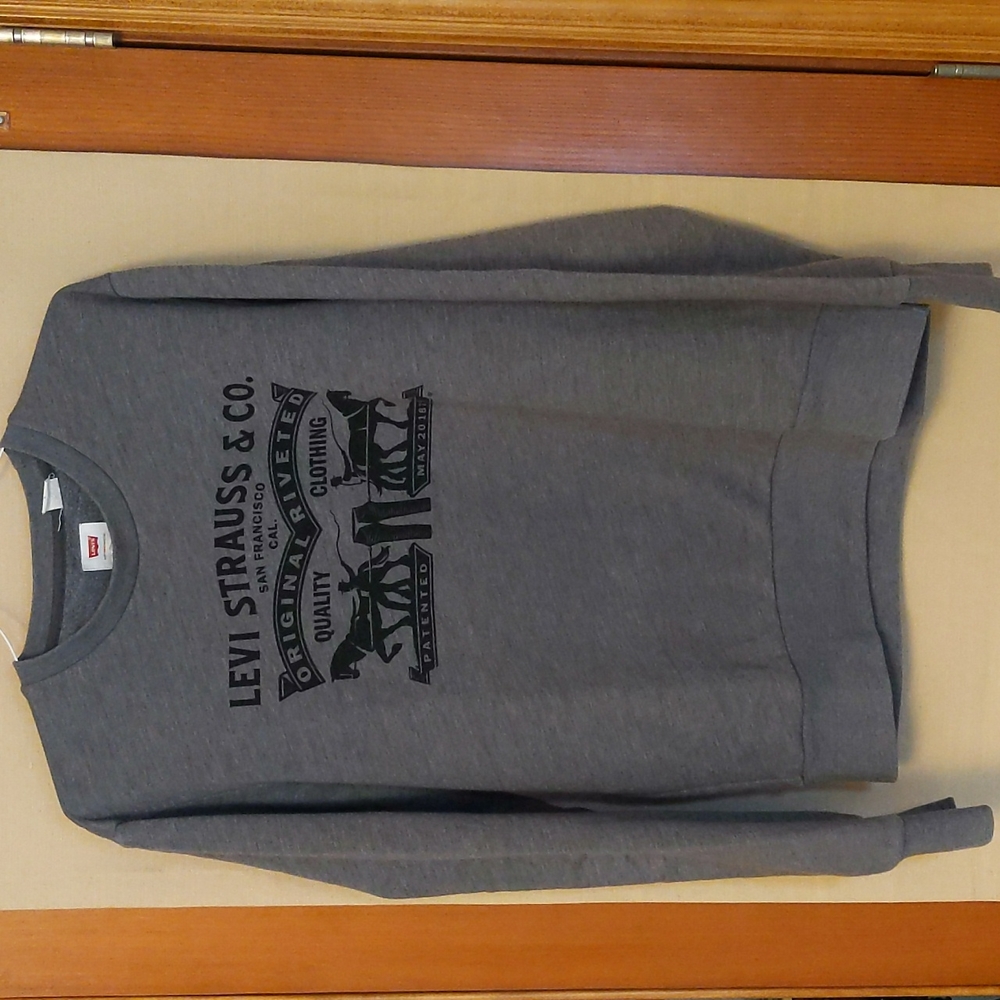 Levi Strauss & Co. San Francisco Cal. Vintage Gray Levi Sweatshirt Size Medium